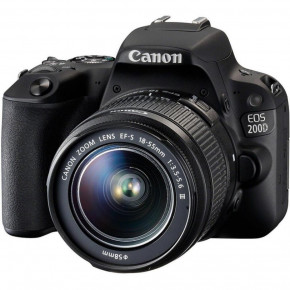  Canon EOS 200D kit (18-55mm) EF-S IS STM black