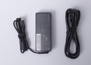   Lenovo 20V, 4.5A, 90W, USB+pin (Square 5 Pin DC Plug), black +    (410868658)