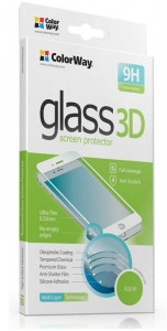   ColorWay  Apple iPhone 7 Plus 3D White, 0.33 mm (CW-GSREAI7P3DW)