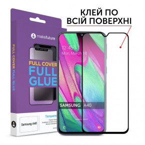   MakeFuture Samsung Galaxy A40 SM-A405 Full Cover Full Glue 0.33 mm (MGF-SA405)