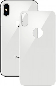   Mocolo 3D Backside Tempered Glass iPhone X Silver