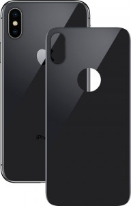   Mocolo 3D Backside Tempered Glass iPhone X Space Grey