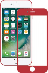   Mocolo 3D Full Cover Tempered Glass iPhone 7 Red 3