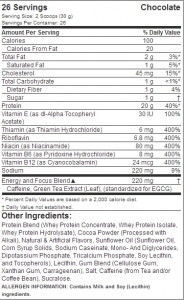  Optimum Nutrition Protein Energy 0,720 Chocolate 3