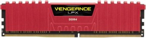   Corsair Vengeance LPX Red DDR4 (2x8GB) CMK16GX4M2B3000C15R 5