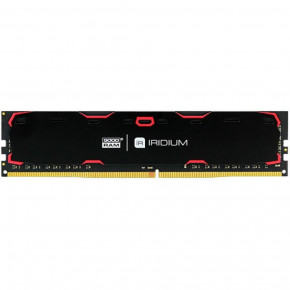   Goodram 8 GB DDR4 2400 MHz Iridium Black (IR-2400D464L17S/8G)