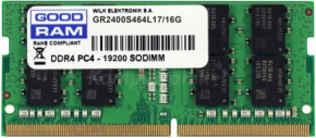     Goodram DDR4 16Gb 2400Mhz  (GR2400S464L17/16G)