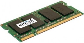   Crucial 2GB DDR2 667MHz (PC2-5300) CL5 SODIMM 200pin (CT25664AC667) (0)