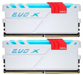   GeIL DDR4 16GB (2x8GB) 3000 MHzEVO X White (GEXW416GB3000C15ADC)