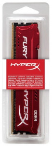   Kingston 8Gb DDR4 2666MH z HyperX Fury Red (HX426C16FR2/8) 5