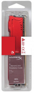   Kingston 8Gb DDR4 2666MH z HyperX Fury Red (HX426C16FR2/8) 6