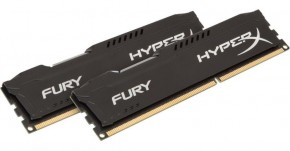  Kingston 8Gb DDR3 1866MHz HyperX Fury Black (2x4GB) (HX318C10FBK2/8) 3