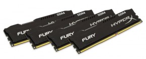   Kingston HyperX Fury Black 32GB (4x8GB) DDR4 2133 MHz (HX421C14FB2K4/32) 3