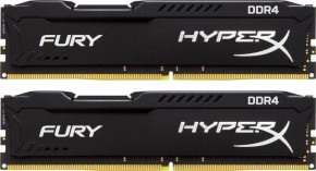  Kingston HyperX Fury DDR4 2400 8GBx2 Kit Black (HX424C15FB2K2/16)