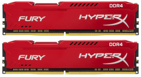   Kingston HyperX OC KIT DDR4 2x8Gb 2933Mhz CL17 Fury Red (HX429C17FR2K2/16)