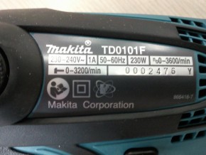   Makita TD0101F 6