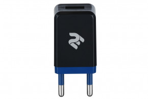    2E USB Wall Charger USB:DC5V/1A Black (2E-WC1USB1A-B)