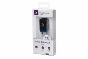    2E USB Wall Charger USB:DC5V/1A Black (2E-WC1USB1A-B) 5