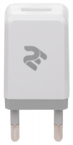    2E USB Wall Charger USB DC5V/1A White (2E-WC1USB1A-W)