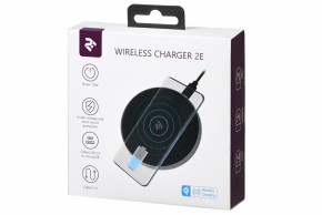   2E Wireless Charging Pad Black (2E-WCQ01-02) 6