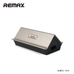    Remax Hub Gold House RU-U2 4.2A 4xUSB Gold-Black 4
