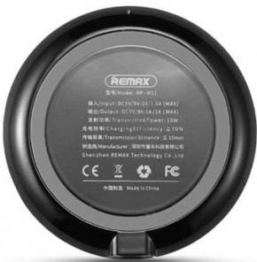    Remax Linon wireless charger 10W black (RP-W11-BLACK) 3