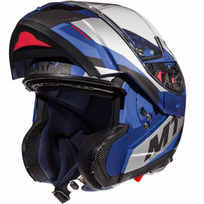  MT Helmets Atom SV Transcend Gloss Blue L 3