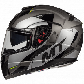  MT Helmets Atom SV Transcend Gloss Matt Gray XL