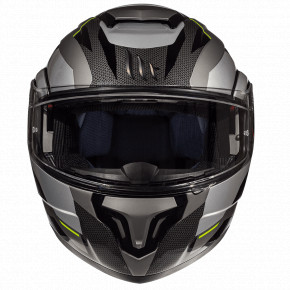  MT Helmets Atom SV Transcend Gloss Matt Gray XL 3