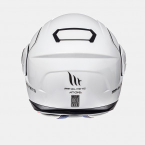  MT Helmets Atom SV solid Gloss Pearl White L 3
