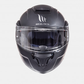  MT Helmets Atom SV solid Matt Black S 4