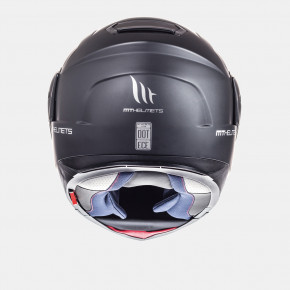  MT Helmets Atom SV solid Matt Black XS 3