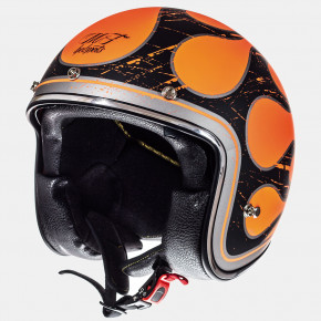  MT Helmets Le-Mans SV Flaming Matt Fluor Orange Black L 3