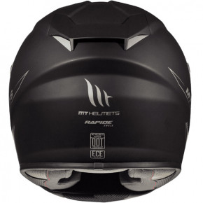   MT Helmets RAPIDE Solid A1 Matt Black M (2)