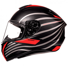  MT Helmets TARGO Doppler A0 Fluor Red Matt Black L