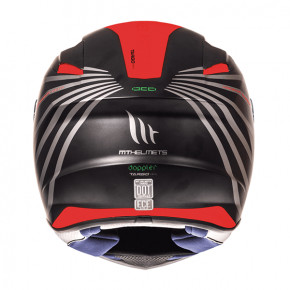  MT Helmets TARGO Doppler A0 Fluor Red Matt Black L 4