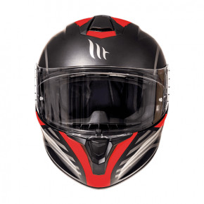   MT Helmets TARGO Doppler A0 Fluor Red Matt Black S (1)