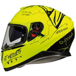  MT Helmets Thunder 3 SV BOARD GLOSS Black/Fluor yellow XS
