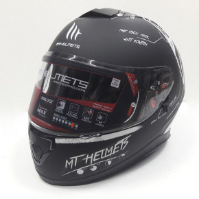  MT Helmets Thunder 3 SV BOARD MATT BLACK/WHITE 3XL 9