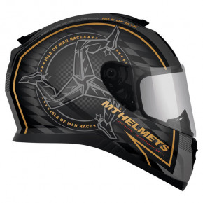  MT Helmets Thunder 3 SV ISLE of MAN Matt Black Gold S 3
