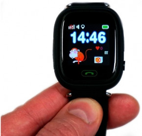     GPS- Smart Baby Watch TD-02 (Q100) Black 3
