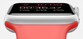  - Apple Watch Sport 42mm Silver Aluminum Case with Pink Sport Band (MJ3R2) (2)