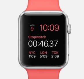  - Apple Watch Sport 42mm Silver Aluminum Case with Pink Sport Band (MJ3R2) (4)
