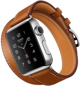 - Apple Watch Hermes Double Tour 38mm Stainless Steel Case with Fauve Barenia Leather Band (MLC02) 4