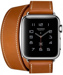 - Apple Watch Hermes Double Tour 38mm Stainless Steel Case with Fauve Barenia Leather Band (MLC02) 6