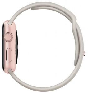  - Apple Watch Sport 42mm Rose Gold Aluminum Case with Stone Sport Band (MLC62) (4)