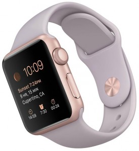 - Apple Watch Sport 38mm Rose Gold Aluminum Case with Lavender Sport Band (MLCH2) 5