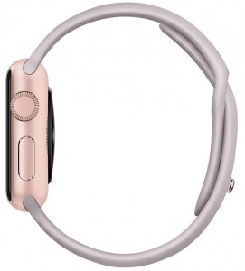 - Apple Watch Sport 38mm Rose Gold Aluminum Case with Lavender Sport Band (MLCH2) 6