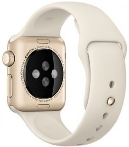 - Apple Watch Sport 38mm Gold Aluminum Case with Antique White Sport Band (MLCJ2) 4