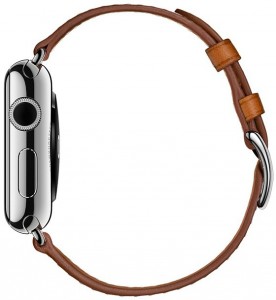 - Apple Watch Hermes Single Tour, 38mm Stainless Steel Case with Fauve Barenia Leather Band (MLCN2) 3